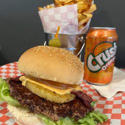 Mountain Burger - Hawaiian Burger with Combo