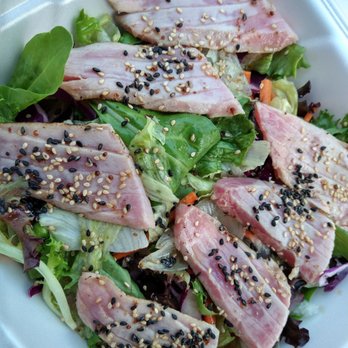 Tokyo Dori Sushi and Grill - Ahi Tuna Steak Salad - Japanese Near Me - Rocklin, California Tokyo Dori Sushi and Grill - Ahi Tuna Steak Salad - Japanese Near Me - Rocklin, California