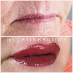 Soft Ink Brows - Full lip tattoo