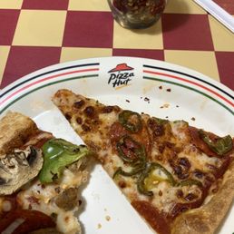 Pizza and checkerboard tables!