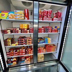 Frozen foods.
