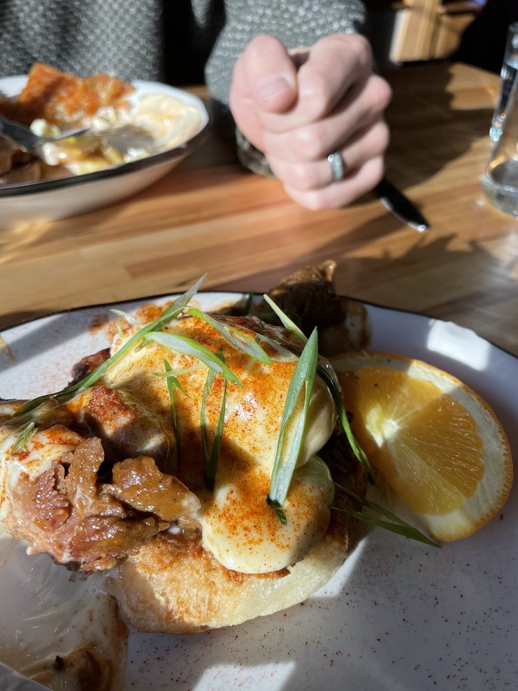 Pulled Pork Eggs Benedict Yelp