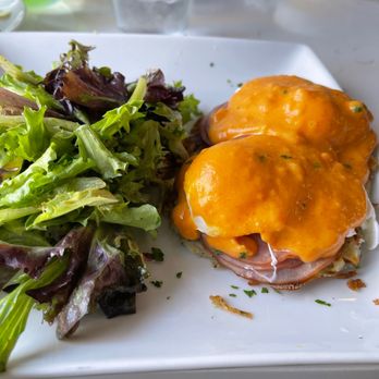 Bru's Wiffle - Hash and Benny , spicy hollandaise, good for a light meal but not hearty if you're hungry - Breakfast & Brunch Near Me - Santa Monica, California Bru's Wiffle - Hash and Benny , spicy hollandaise, good for a light meal but not hearty if you're hungry - Breakfast & Brunch Near Me - Santa Monica, California