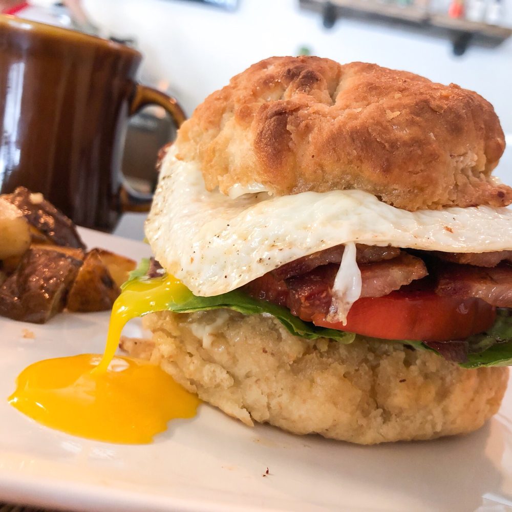 Yonder - BLTE biscuit! The biscuits are the best I've ever had! - Grocery Near Me - Franklin, North Carolina Yonder - BLTE biscuit! The biscuits are the best I've ever had! - Grocery Near Me - Franklin, North Carolina