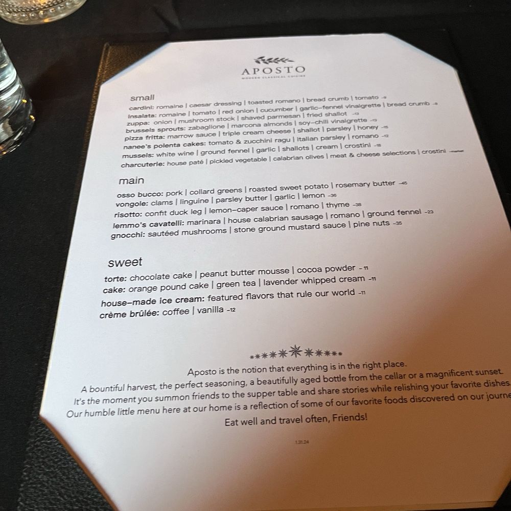 Aposto - Menu - Mediterranean Near Me - Des Moines, Iowa Aposto - Menu - Mediterranean Near Me - Des Moines, Iowa
