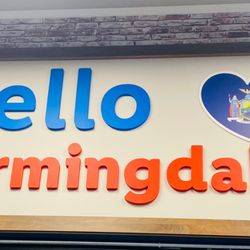 Lidl - Greeting sign