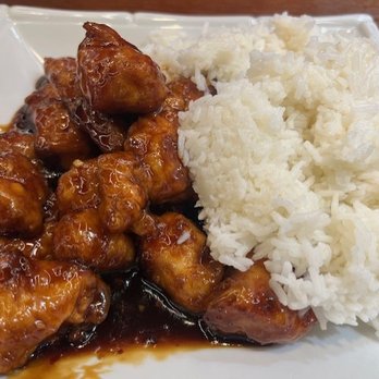 Bamboo House - Honey Chicken (spicy) with white rice - Chinese Near Me - Metairie, Louisiana Bamboo House - Honey Chicken (spicy) with white rice - Chinese Near Me - Metairie, Louisiana