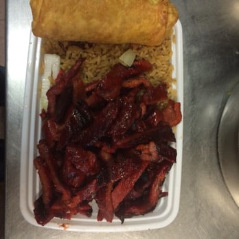 Tung Hing Kitchen - Combination Platter - Boneless Ribs with Roast Pork Fried Rice and Roast Pork Egg Roll - Chinese Near Me - Tinton Falls, New Jersey Tung Hing Kitchen - Combination Platter - Boneless Ribs with Roast Pork Fried Rice and Roast Pork Egg Roll - Chinese Near Me - Tinton Falls, New Jersey