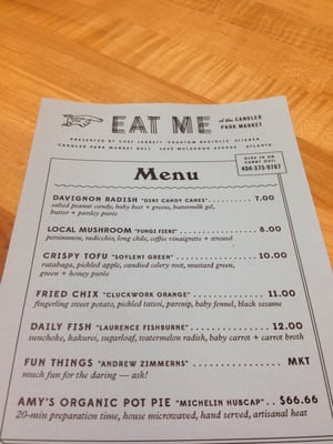 Menu photo 2 Candler Park Market Atlanta, GA Menu photo 2 Candler Park Market Atlanta, GA