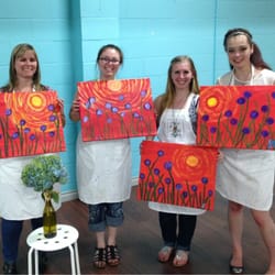 Alley Cat Art Studio - Finished masterpieces!