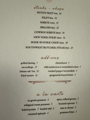 Menu photo 1 The Mercantile Chophouse King, NC Menu photo 1 The Mercantile Chophouse King, NC