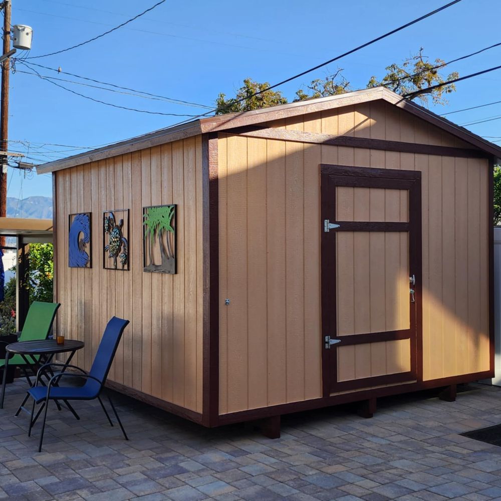 Shed World - I like the fact that it is placed a few inches above the ground. - Sheds & Outdoor Storage Near Me - Oak Hills, California Shed World - I like the fact that it is placed a few inches above the ground. - Sheds & Outdoor Storage Near Me - Oak Hills, California