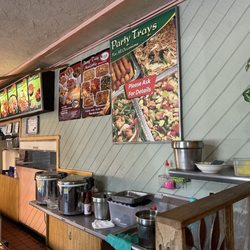 Asian Way - Hot sauce napkin dispenser area