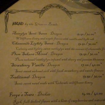Carw Gwyn - Menu - Meaderies Near Me - Denver, Colorado Carw Gwyn - Menu - Meaderies Near Me - Denver, Colorado