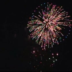Feuerwerk über Holzminden