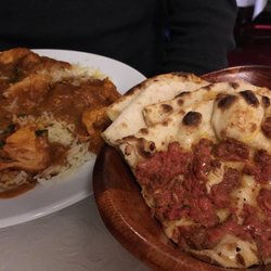 Shishir - Chicken vindaloo w/pilau rice & keema naan