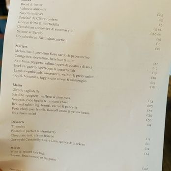 Brawn - Menu (2) - Modern European Near Me - London, XGL