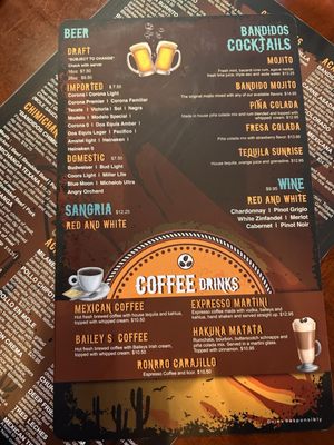 Menu photo 3 Bandidos Mexican Restaurant Woonsocket, RI