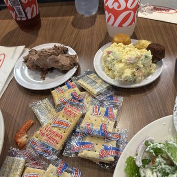Jason's Deli - Chocolate Mousse Parfait and Potato Salad. - Sandwiches Near Me - Austin, Texas