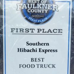 Southern Hibachi Express - "Best Food Truck" award for 2023.