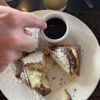 Homesteader - I forgot you spell it but they are pronounced Ben-Yays + chocolate goo sauce - New American Near Me - Kansas City, Missouri Homesteader - I forgot you spell it but they are pronounced Ben-Yays + chocolate goo sauce - New American Near Me - Kansas City, Missouri