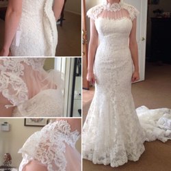 Simply Maria - Before and after of this beautiful dress sized down from 10 to 6.