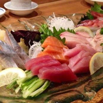 Issian - The large sashimi assortment - about $20. - Sushi Bars Near Me - Seattle, Washington Issian - The large sashimi assortment - about $20. - Sushi Bars Near Me - Seattle, Washington