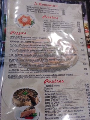 Menu photo 2 La Romántica Ourense, OR Menu photo 2 La Romántica Ourense, OR