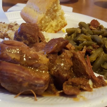 Bobby's Homestyle Cooking - Pork roast w rice & gravy and green beans. - New American Near Me - Nederland, Texas Bobby's Homestyle Cooking - Pork roast w rice & gravy and green beans. - New American Near Me - Nederland, Texas