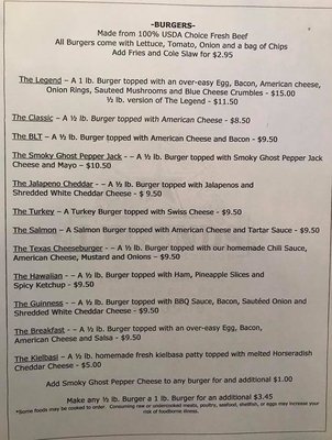 Menu photo 4 Legends Saloon Dickson City, PA Menu photo 4 Legends Saloon Dickson City, PA