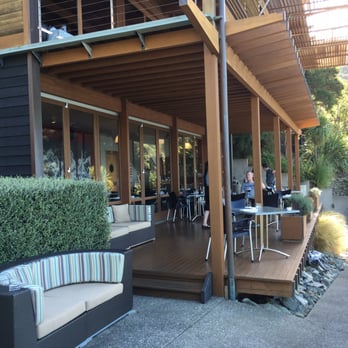 Kumatage - View of outside seating. - Cafes Near Me - Marlborough District, MBH
