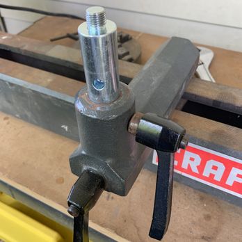 Braun Machine Works - Post in "banjo" after being machined to smaller diameter. - Metal Fabricators Near Me - South Salt Lake, Utah Braun Machine Works - Post in "banjo" after being machined to smaller diameter. - Metal Fabricators Near Me - South Salt Lake, Utah