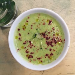 Hoja Santa - Raw cucumber soup!!!!