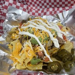 Snack Attack - Loaded chicken nachos
