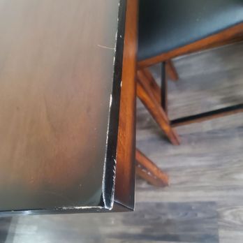 Community Moving  - Our wooden table :( - Movers Near Me - Dallas, Texas