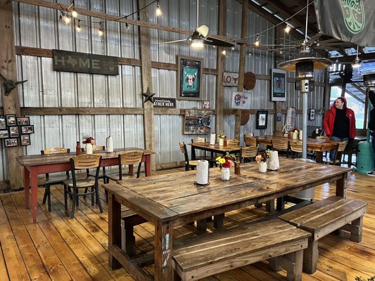 Photo of Valentina's Tex Mex BBQ - Buda, TX, US. Back Patio