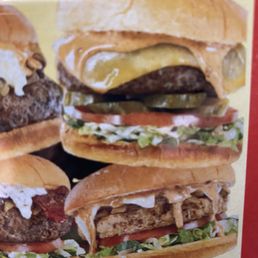The burger I had is the one pictured on top.