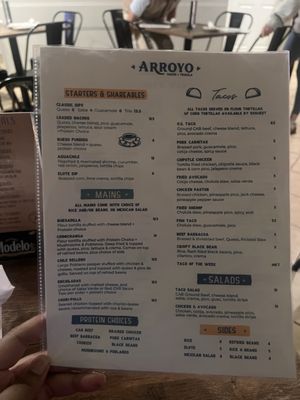 Menu photo 3 Arroyo Tacos & Tequila Columbia, SC