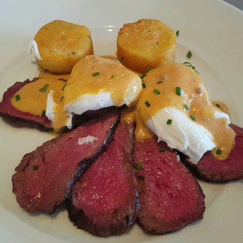 Metro Lafayette - Roasted Five Dot Ranch Tri-Tip with poached eggs, crispy potato galette & chipotle hollandaise - New American Near Me - Lafayette, California Metro Lafayette - Roasted Five Dot Ranch Tri-Tip with poached eggs, crispy potato galette & chipotle hollandaise - New American Near Me - Lafayette, California