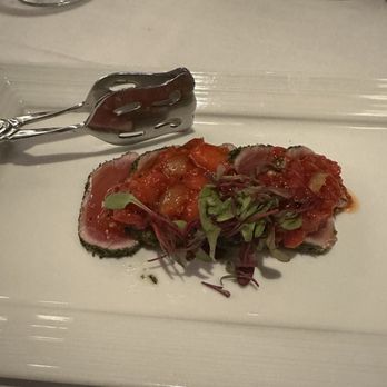 Dukes Chophouse - Seared Tuna app - Lounges Near Me - Schenectady, New York