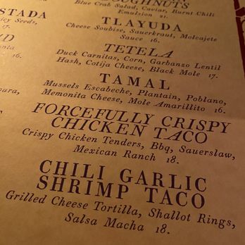 Quixote - Menu, wonder why they force the chicken to be crispy? - Mexican Near Me - San Diego, California Quixote - Menu, wonder why they force the chicken to be crispy? - Mexican Near Me - San Diego, California