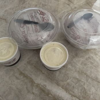 Sourdough & Co. - 2 clam chowder bread bowls packaged for DoorDash order - Soup Near Me - Concord, California Sourdough & Co. - 2 clam chowder bread bowls packaged for DoorDash order - Soup Near Me - Concord, California