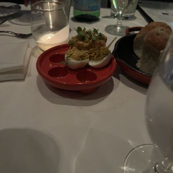 Steak 48 - Crispy Shrimp Deviled Eggs - Steakhouses Near Me - Houston, Texas Steak 48 - Crispy Shrimp Deviled Eggs - Steakhouses Near Me - Houston, Texas