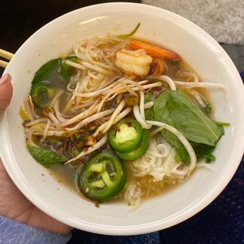 PHO 25 - Shrimp pho with chicken broth - Vietnamese Near Me - Seattle, Washington PHO 25 - Shrimp pho with chicken broth - Vietnamese Near Me - Seattle, Washington