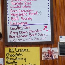 Today's soups Today's soups