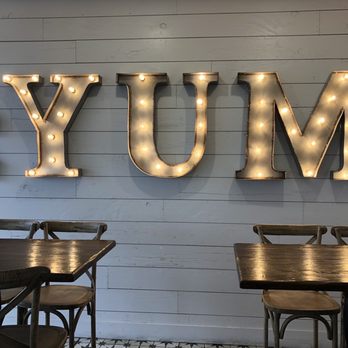 The Ruffled Cup - Love this sign! Perfect for the gram! - Desserts Near Me - Amarillo, Texas