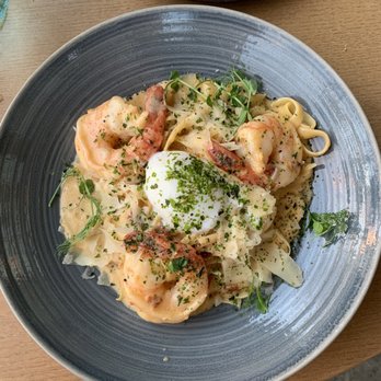 Alaia - Tagliatelle pasta / Carbonara - Asian Fusion Near Me - Kahuku, Hawaii Alaia - Tagliatelle pasta / Carbonara - Asian Fusion Near Me - Kahuku, Hawaii