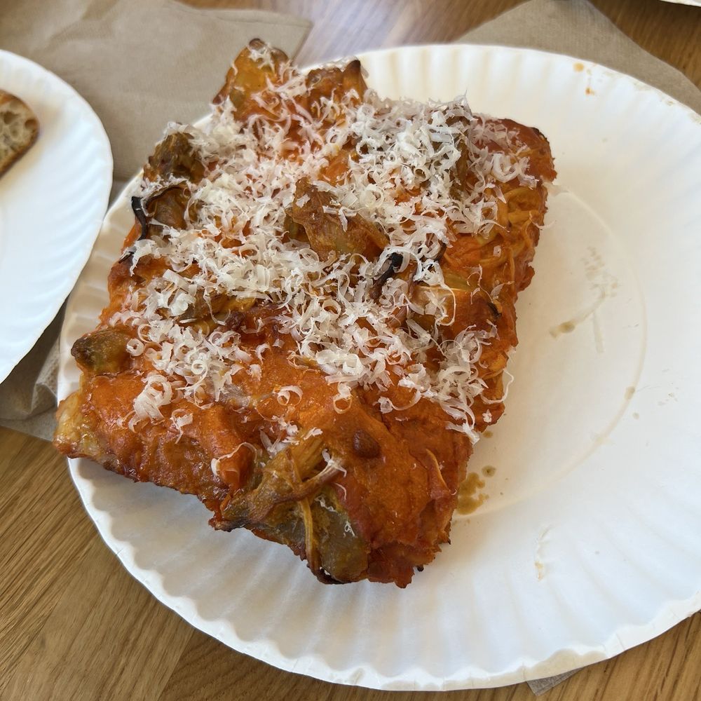 Stretch Pizza - Buffalo chicken square - Pizza Near Me - Brooklyn, New York Stretch Pizza - Buffalo chicken square - Pizza Near Me - Brooklyn, New York
