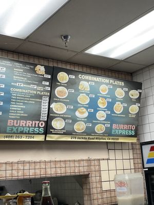 Menu photo 3 Burrito Express Milpitas, CA