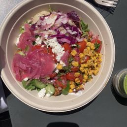 Greek Salad with chicken
